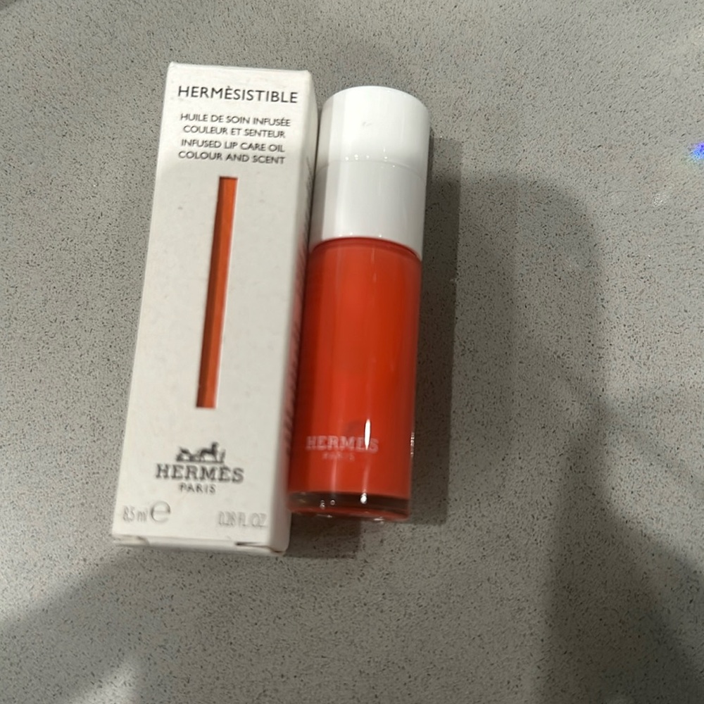 NET Hermes authentic lip oil - peach